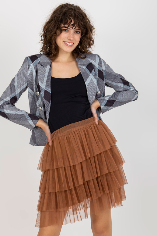 Šviesiai rudas tiulio sijonas su... Šviesiai rudas tiulio sijonas su...