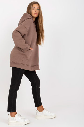 Pagrindinis rudas megztinis... 2