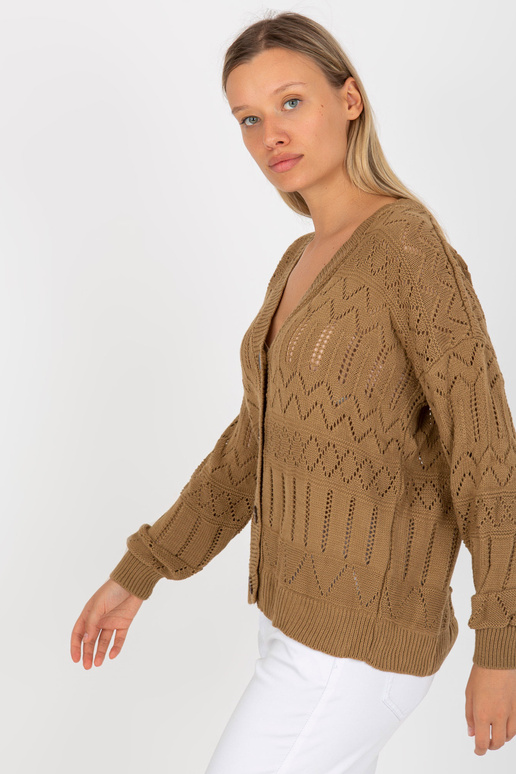 Tamsiai smėlio spalvos ažūrinis...