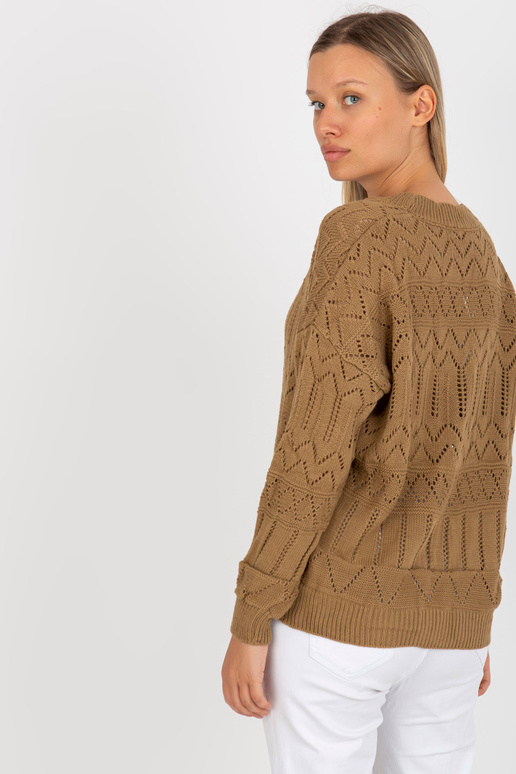 Tamsiai smėlio spalvos ažūrinis...