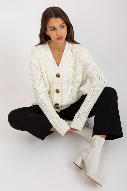 Ecru megztas megztinis su pynėmis RUE...