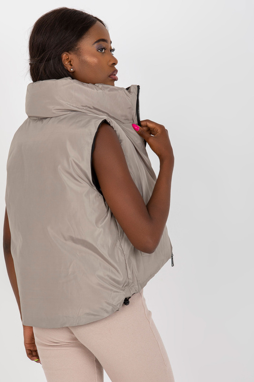 Juoda dvipusė liemenė su kišenėmis Juoda dvipusė liemenė su kišenėmis