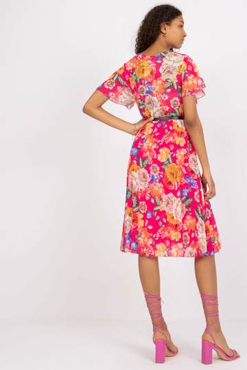 Rožinė, klostuota, gėlėta... 2