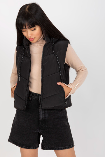 Juoda trumpa liemenė su... 2