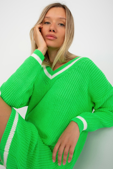 Fluo žalia megzta mini...