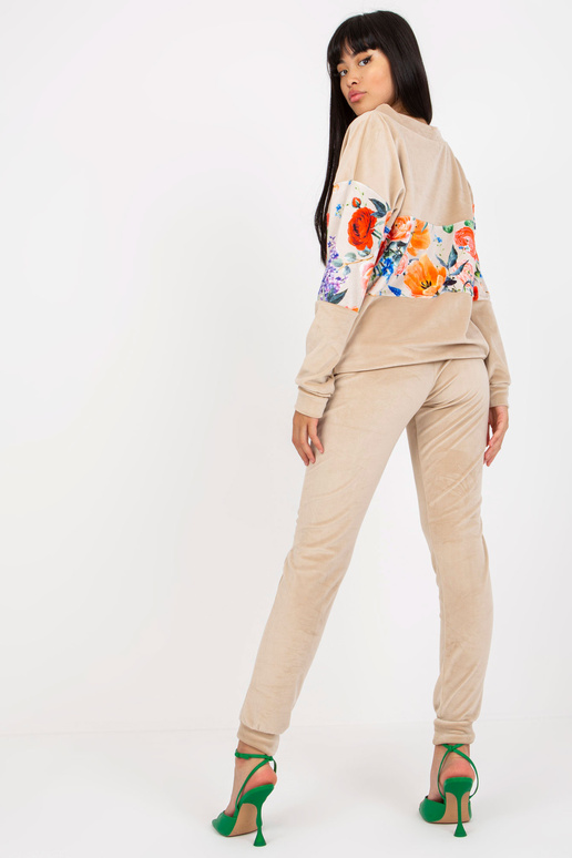 Smėlio spalvos dviejų dalių...