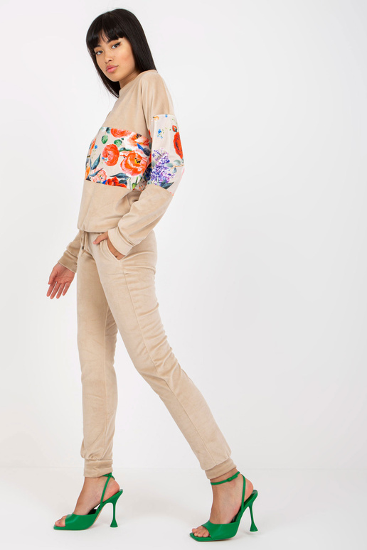 Smėlio spalvos dviejų dalių...