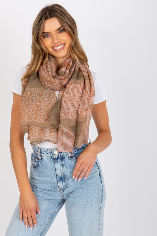 Smėlio ir rožinės spalvos viskozinis...