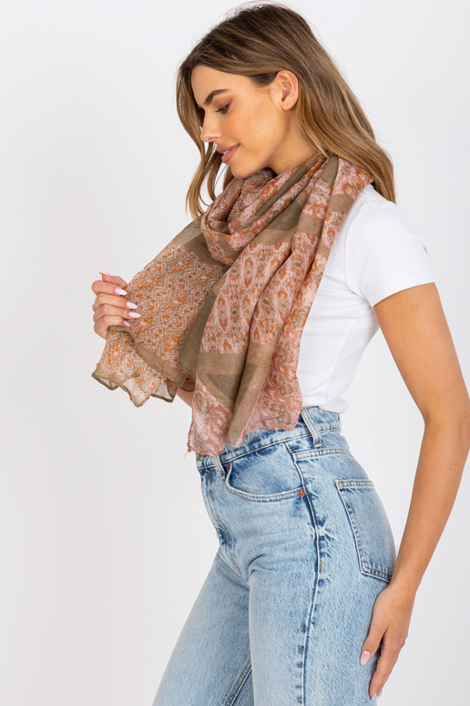 Smėlio ir rožinės spalvos viskozinis...