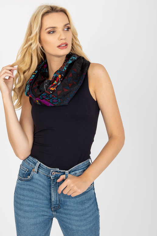 Schwarzer Schlingenkamin mit Viskose