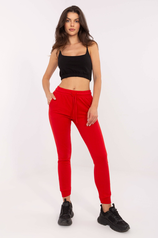 Raudonos bazinės moteriškos sportinės...