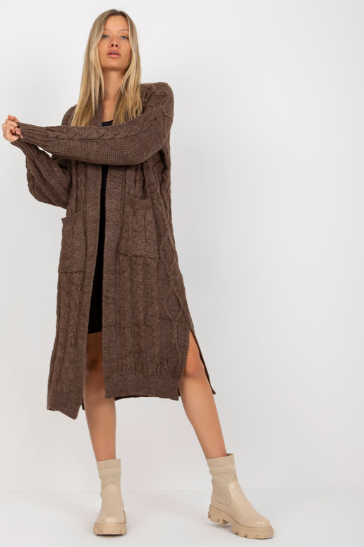 Rudas maxi oversize kardiganas RUE PARIS