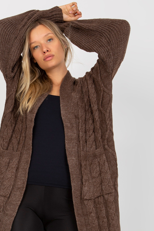 Rudas maxi oversize kardiganas RUE PARIS