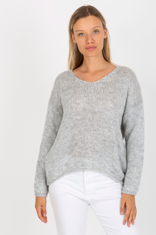 Pilkas oversize megztinis su OCH...