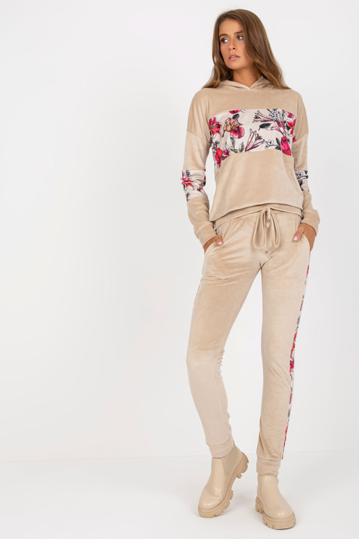 Smėlio spalvos dviejų dalių...