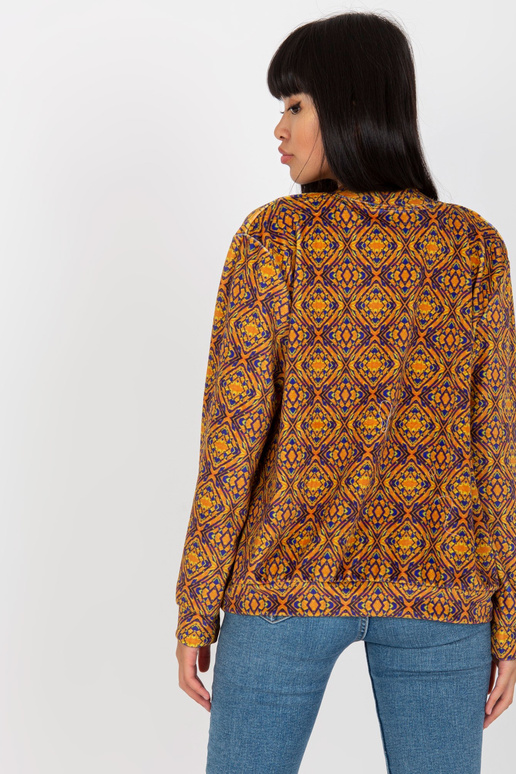 Tamsiai geltonas veliūrinis bomber... Tamsiai geltonas veliūrinis bomber...