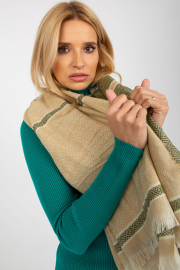 Chustka AT-CH-14201-1.77P BEIGE/GREEN 2