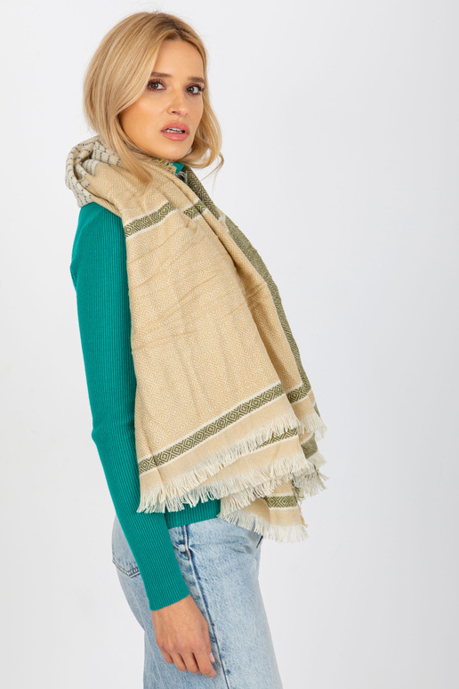 Chustka AT-CH-14201-1.77P BEIGE/GREEN