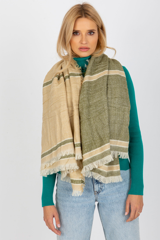 Chustka AT-CH-14201-1.77P BEIGE/GREEN