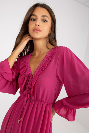 Fuksijos spalvos boho...