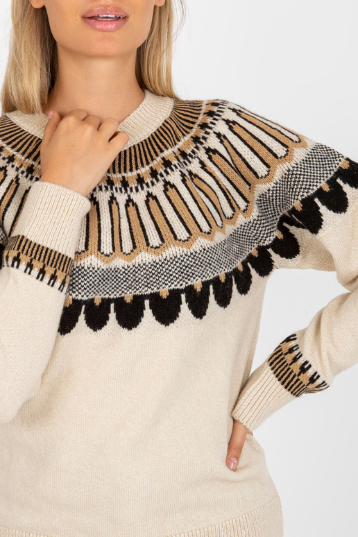 Smėlio spalvos moteriškas klasikinis...