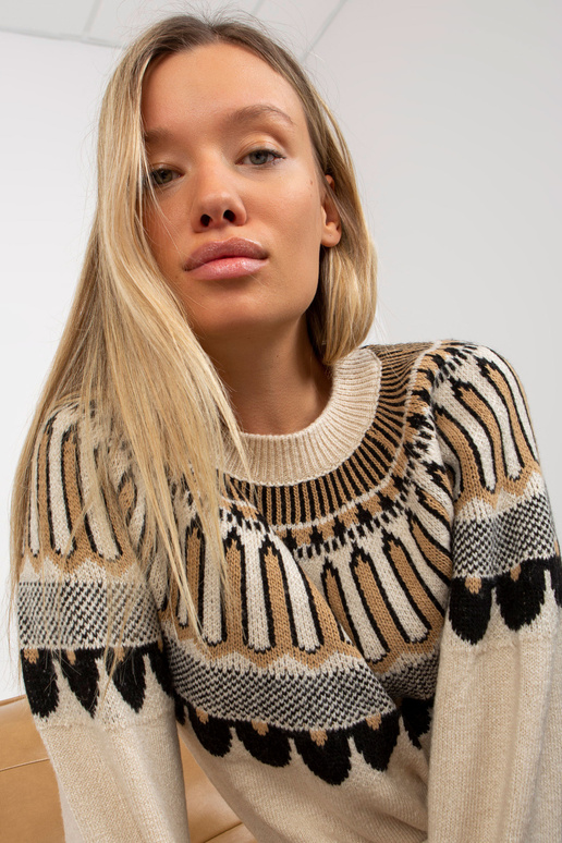 Smėlio spalvos moteriškas klasikinis...