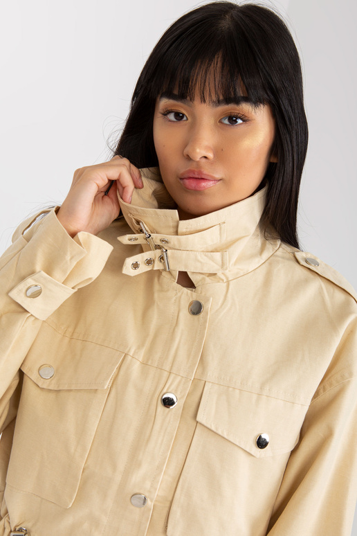 Šviesiai smėlio spalvos medvilninis...