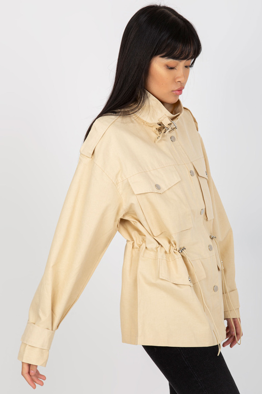 Šviesiai smėlio spalvos medvilninis...