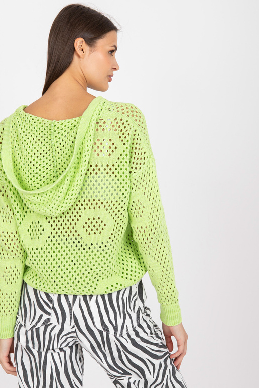 Šviesiai žalias ažūrinis oversize...