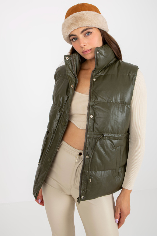 Khaki spalvos eko odos liemenė su...