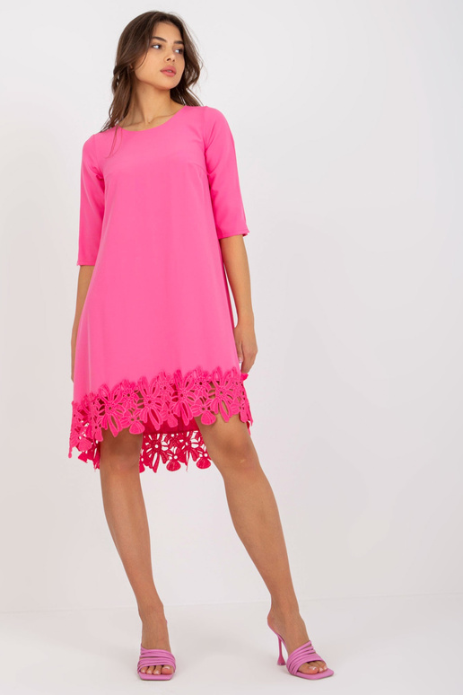 Rožinė asimetrinė kokteilinė suknelė... Rožinė asimetrinė kokteilinė suknelė...