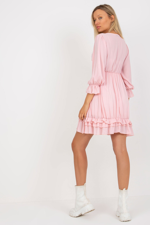 Šviesiai rožinė mini pūkuotinė boho... Šviesiai rožinė mini pūkuotinė boho...