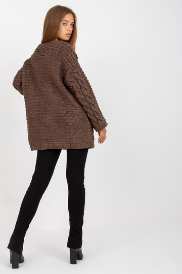 Rudas oversized megztinis... 2