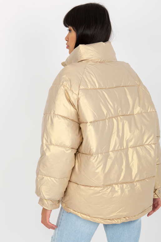 Auksinė pūkinė dygsniuota žieminė...