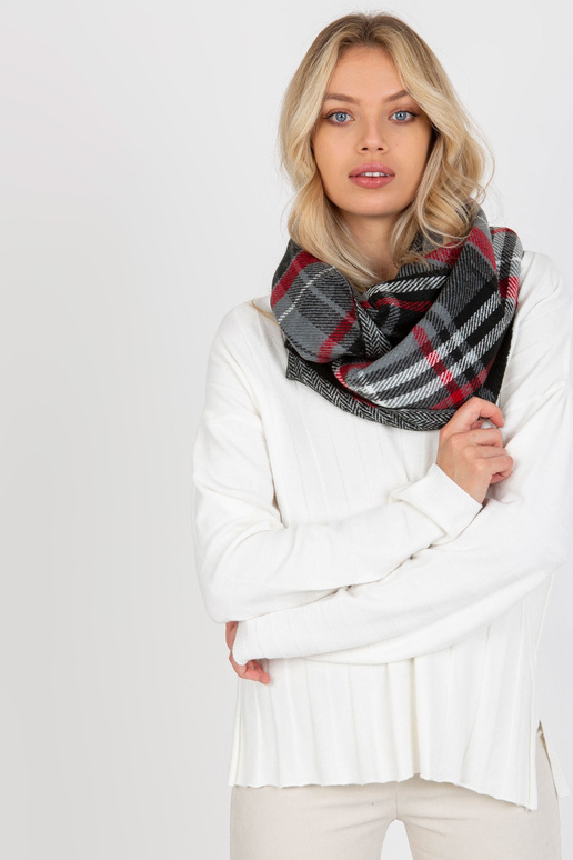 Pilkas raudonas šiltas kaminas su...