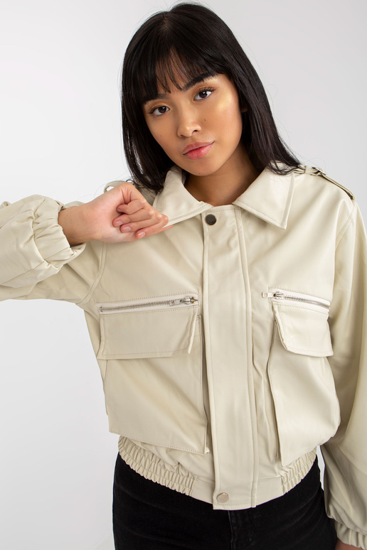 Šviesiai smėlio spalvos eko odos...