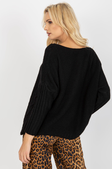 Schwarzer megztinis su... 2