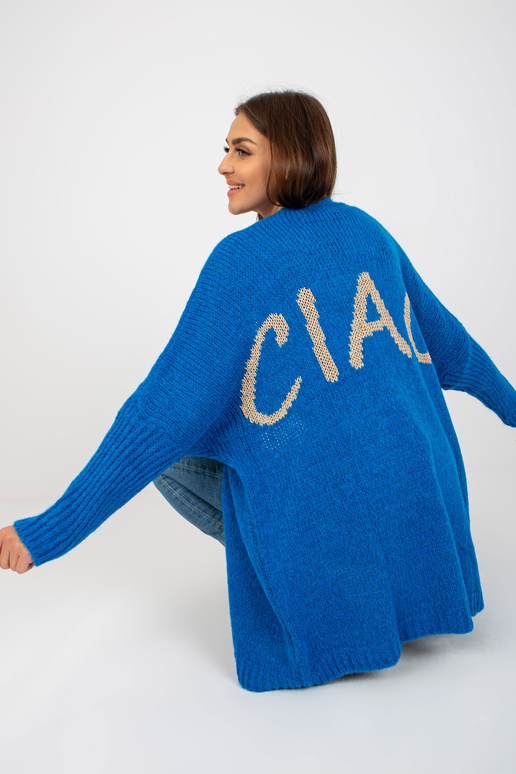 Tamsiai mėlynas moteriškas megztinis...