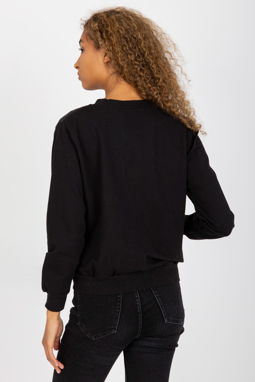 Juoda dygsniuota bomber striukė su...