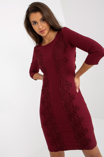 Bordo spalvos 3/4 rankovių... 2