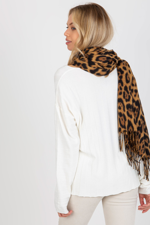 Šalikas su leopardo raštais