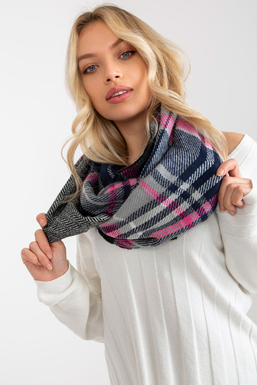 Pilkas rožinis moteriškas languotas...