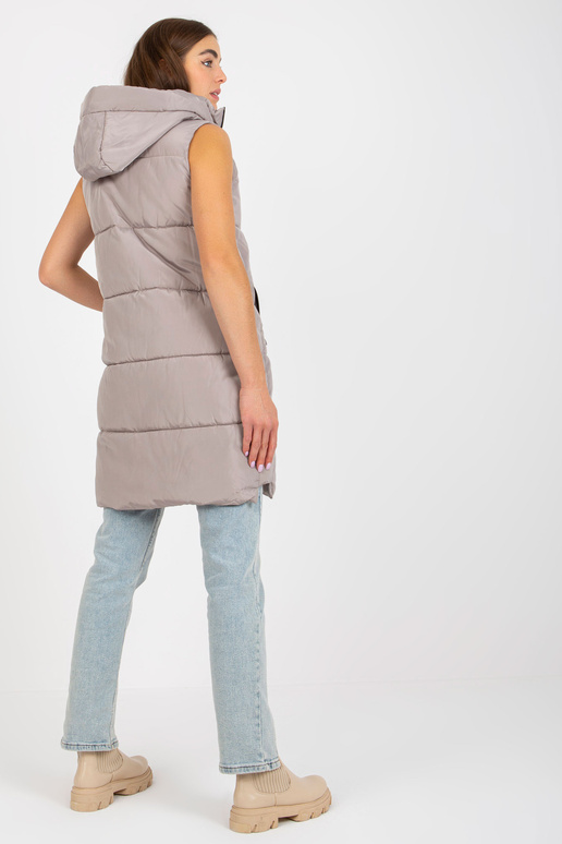 Tamsiai smėlio spalvos dygsniuota...