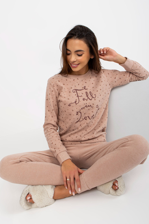 Pižama-BR-PI-9106-smėlio spalvos