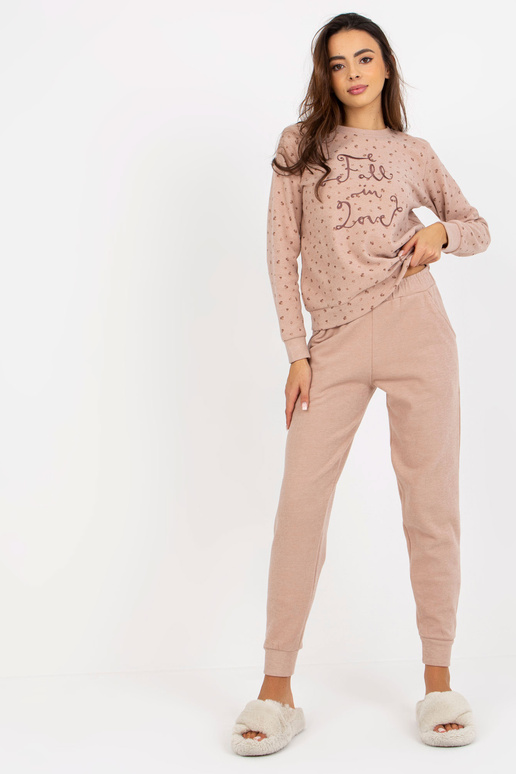 Pižama-BR-PI-9106-smėlio spalvos