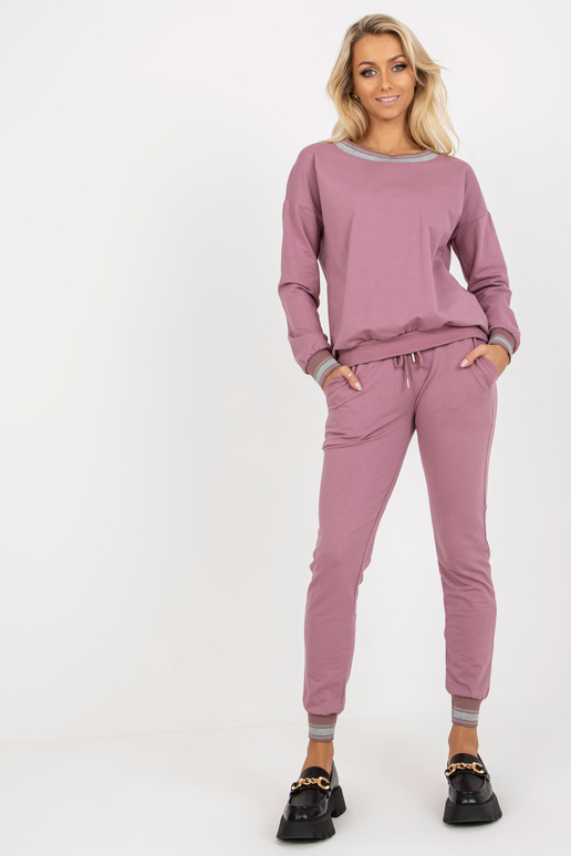 Dirty Pink Damen Jogginganzug-Set su...