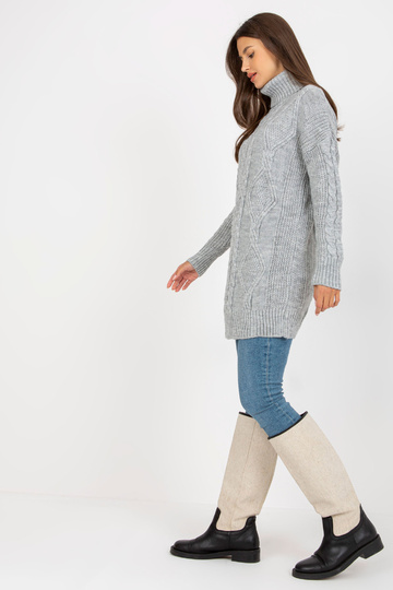 Pilka mini suknelė su...