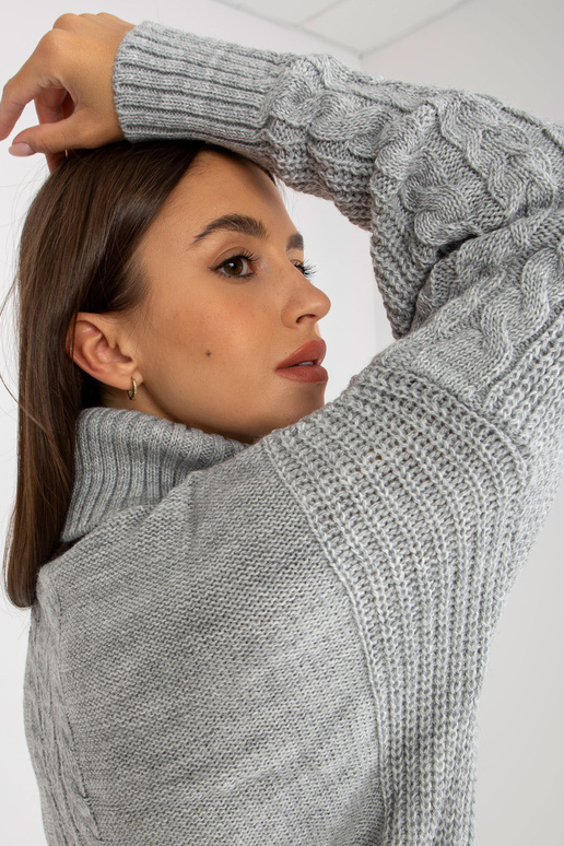 Pilka mini suknelė su pynėmis RUE PARIS