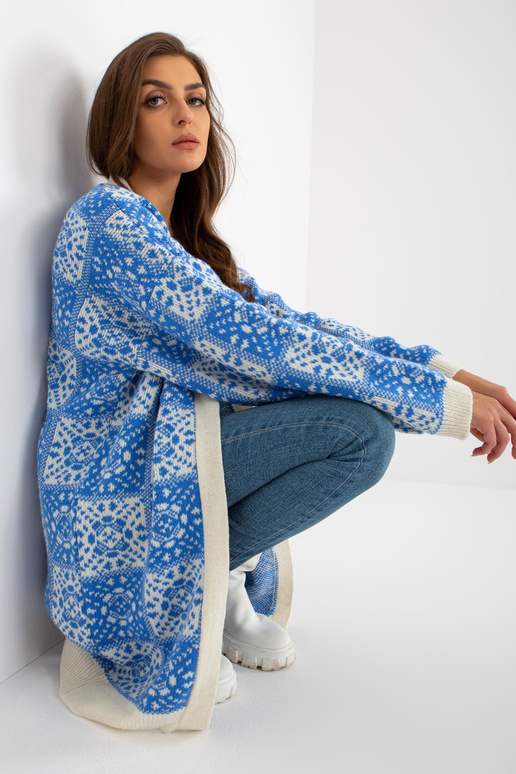 Balto ir mėlyno rašto moteriškas...