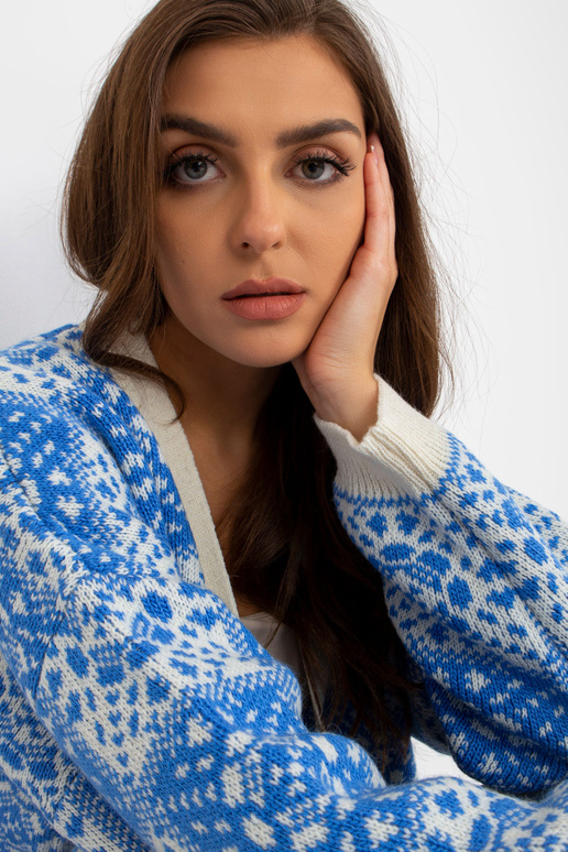 Balto ir mėlyno rašto moteriškas...